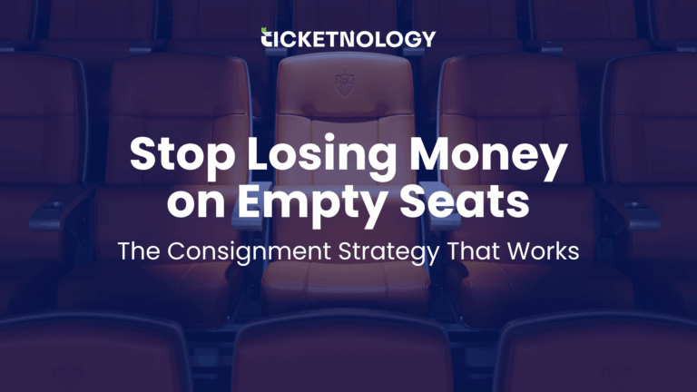 Stop Losing Money on Empty Seats: How Consignment Helps Companies Recover Ticket Value
