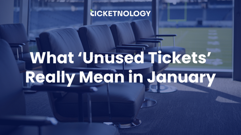 What Unused Tickets Really Mean in January