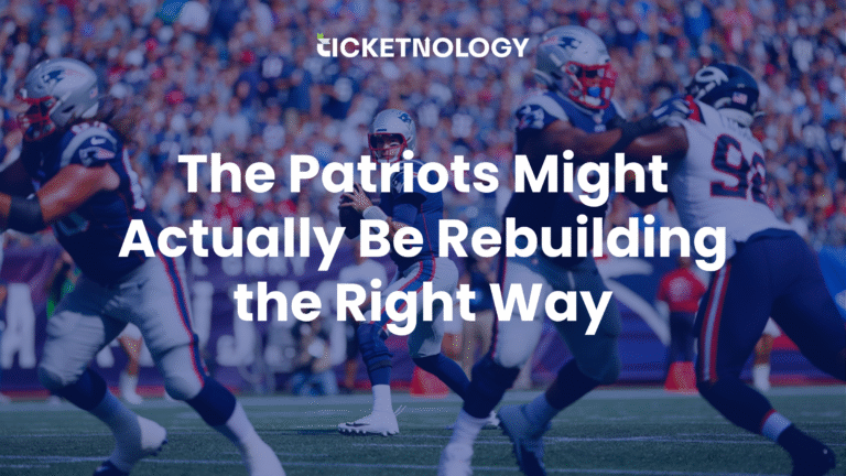 The Patriots Might Actually Be Rebuilding the Right Way