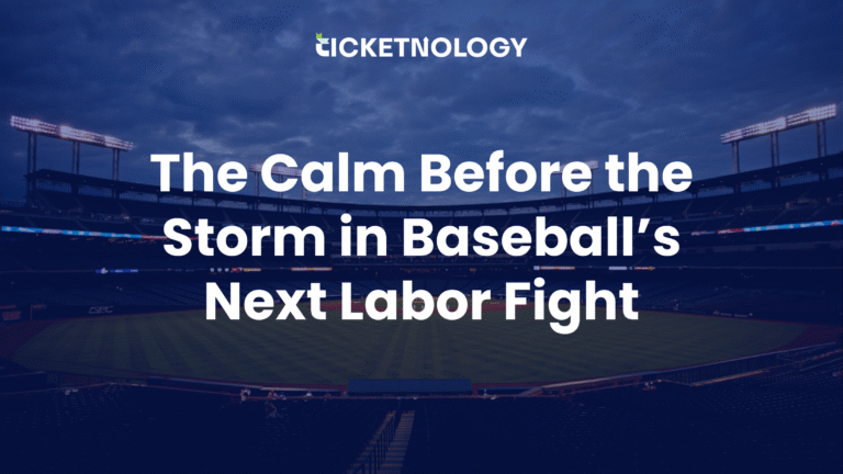 The Calm Before the Storm in Baseball’s Next Labor Fight