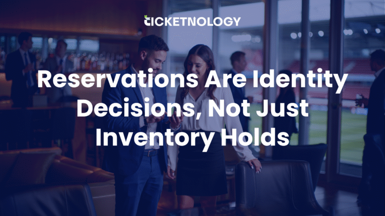Reservations Are Identity Decisions, Not Just Inventory Holds
