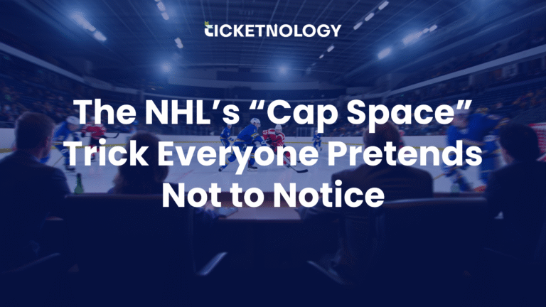The NHL’s “Cap Space” Trick Everyone Pretends Not to Notice