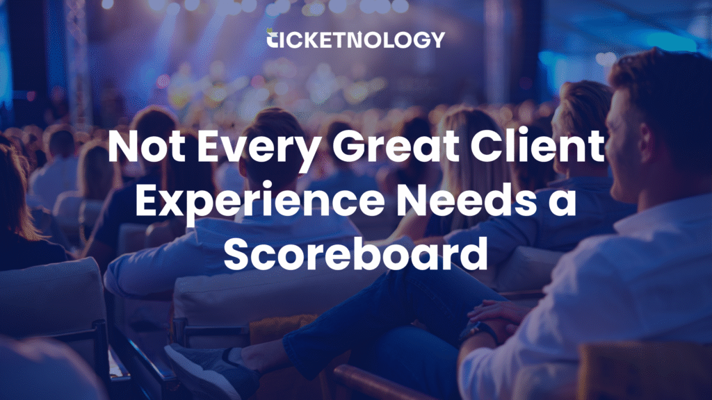 Not all client experiences need a game. Discover when concerts create stronger connections—and how to use tickets strategically.
