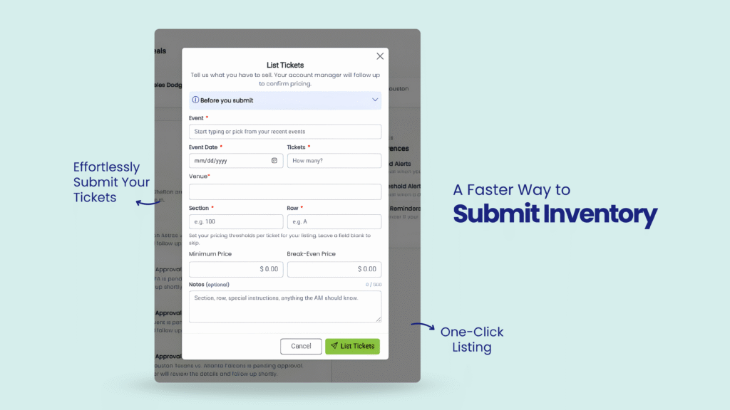 New Self-Service Listing Tools