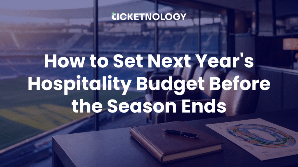 How to Set Next Year's Hospitality Budget Before the Season Ends